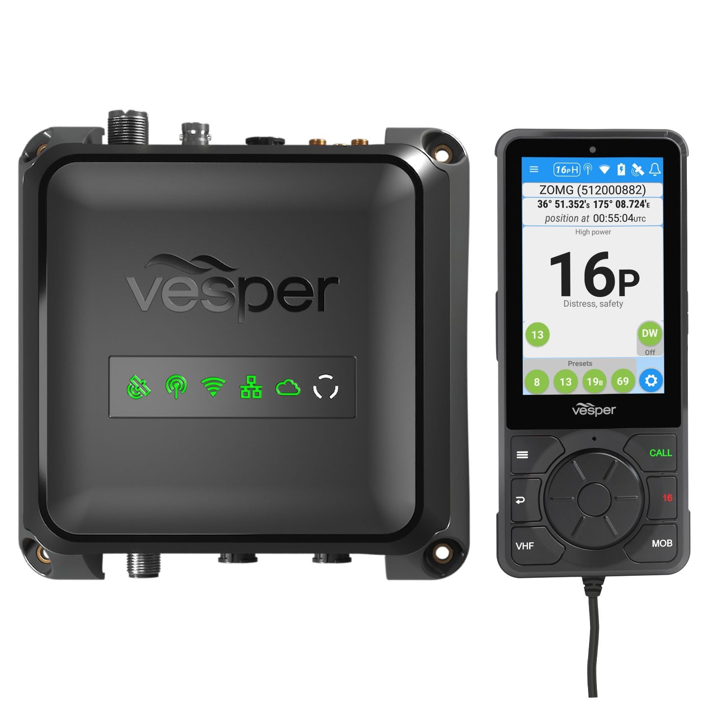 Vespermarine Cortex V1 UKW-Seefunkgerät mit AIS-Transponder